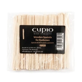 Cupio Spatule de lemn pentru epilat pentru sprancene 50buc