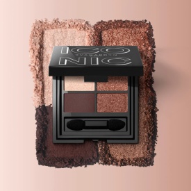Evagarden Paleta profesionala cu 4 farduri de pleoape Iconic Nude