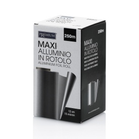 Folie de aluminiu pentru suvite rola 12cm - Maxi 250m