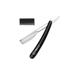 Kiepe Professional Brici din otel inoxidabil cu pieptan Pro Cut Black