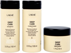 Lakme Set mini de reparare pentru par deteriorat Teknia Deep Care Travel Pack