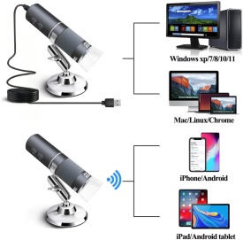 Microscop digital profesional pentru scalp si par 4K WiFi 