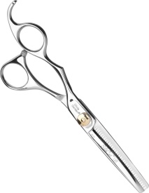 Olivia Garden Foarfeca de filat de stanga offset 6 inci 35 dinti eur SilkCut Left