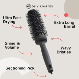 Olivia Garden Perie de par 45mm Blowout Speed XL Black