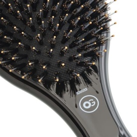 Olivia Garden Perie profesionala ceramic+ion cu peri de mistret+nailon Expert Care Oval Black