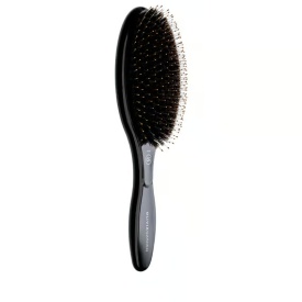 Olivia Garden Perie profesionala ceramic+ion cu peri de mistret+nailon Expert Care Oval Black
