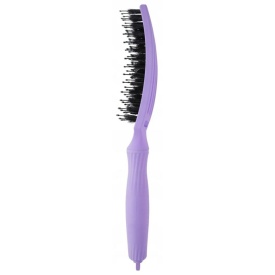 Olivia Garden Perie de par cu peri de mistret+nailon Finger Combo Lavender Medium
