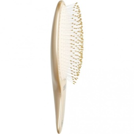 Olivia Garden Perie de par cu peri ionici din nailon Expert Care Curve Nylon Gold