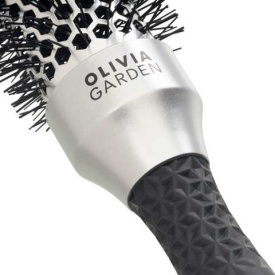 Olivia Garden Perie profesionala de par Essential Blowout Classic Silver 55mm