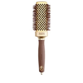 Olivia Garden Perie profesionala de par 40mm Expert Blowout Straight Wavy Bristles Gold&Brown