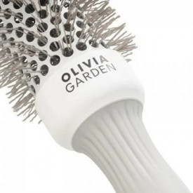 Olivia Garden Perie profesionala de par Expert Blowout Speed Wavy Bristle White&Grey 35mm