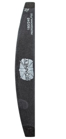 Ronney Professional Pila neagra de unghii semiluna 180/240