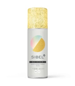 Sibel Spray stralucitor pentru par si corp Shimmer Gold 125ml