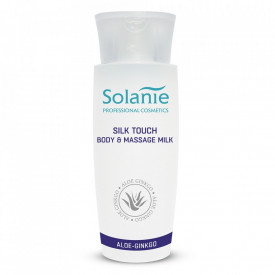 Solanie Lapte nutritiv de masaj pentru piele uscata Silk Touch Aloe Ginkgo 150ml