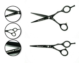 Akashi X-treme Cut P55 - Foarfeca profesionala de tuns offset 5.5 inch