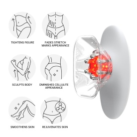 Aparat anticelulitic cu vacuum si lifting facial cu EMS si lumina rosie – Face&Body Sculptor
