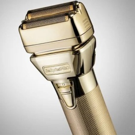 Babyliss Pro Aparat de ras cu folie dubla fara fir FXONE All Metal Gold Cordless