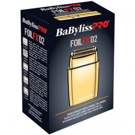 Babyliss Pro Shaver Gold - Aparat de ras profesional dublu cu acumulator si cablu FXFS2GE