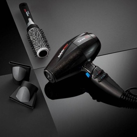 Babyliss Pro Uscator de par ionic negru 2400W Vulcano HQ