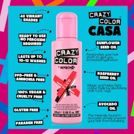 Crazy Color Vopsea semipermanenta 56 Fire 100ml