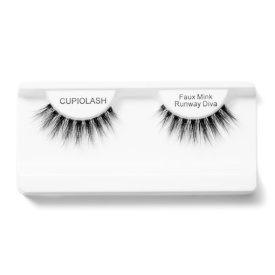 Cupio Gene banda Vegan Faux Mink Runway Diva