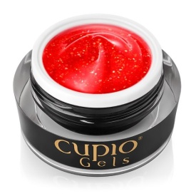 Cupio Glitter Neon Builder Gel - Summer Flame 15ml