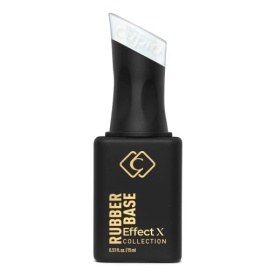 Cupio Rubber Base Effect X Perfect Flakes - Bridal White 15ml