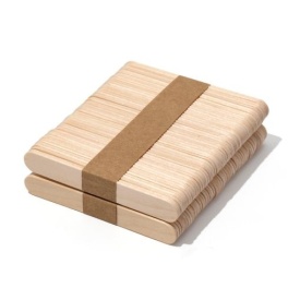 Cupio Spatule de lemn mici pentru epilat 50buc - S