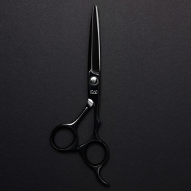 Kasho Foarfeca profesionala de tuns offset 5.5 inci Sagano Black Series KSG-55 OS DLC