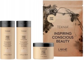 Lakme Set mini de reparare pentru par deteriorat Teknia Deep Care Travel Pack