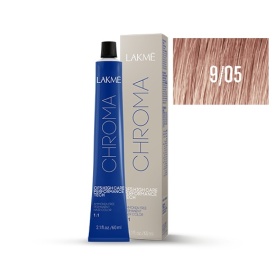 Lakme Vopsea permanenta fara amoniac 9/05 blond foarte deshis rose Chroma 60ml