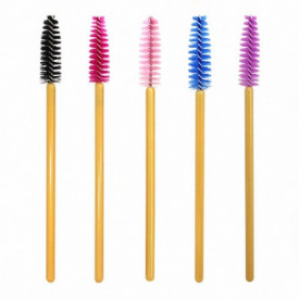 Long Lashes Periute de mascara pentru gene si extensii de gene Gold-Red 25buc