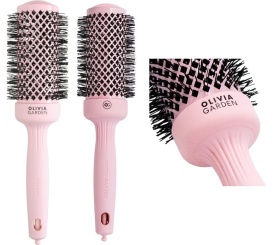 Olivia Garden Kit 2 perii pentru coafare Pastel Pink Brush Kit