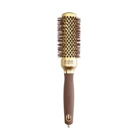 Olivia Garden Kit 4 perii profesionale de par Expert Blowout Shine Wavy Bristles Gold&Brown