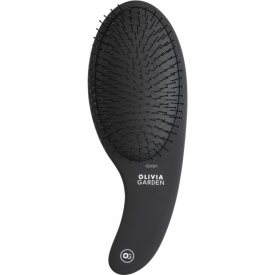 Olivia Garden Perie de par cu peri de nailon Expert Care Curve Black