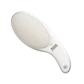 Olivia Garden Perie de par cu peri ionici din nailon Expert Care Curve Nylon Silver