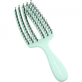 Olivia Garden Perie pentru copii cu peri naturali de mistret+nailon Finger Combo Kids Mini Mint