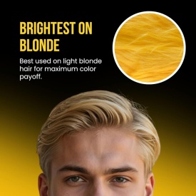 The Shave Factory Spray colorant pentru par Temporary Hair Color Spray - Yellow 150ml