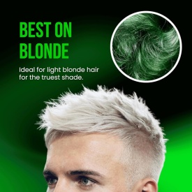 The Shave Factory Spray colorant pentru par Temporary Hair Color - Green 150ml
