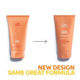 Wella Professionals Balsam crema antiincretire fara clatire pentru par uscat Invigo Nutri Enrich Frizz Control 150ml