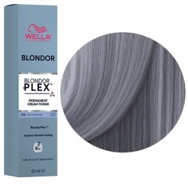 Wella Professionals Toner pentru par blond /86 Ultra Cool Booster BlondorPlex Cream Toner 60ml