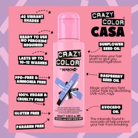 Crazy Color Vopsea semipermanenta 55 Lilac 100ml