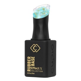 Cupio Rubber Base Effect X Perfect Flakes - Confetti Sky 15ml