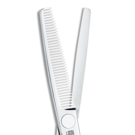 Kasho Set profesional de foarfeci offset Design Master: tuns 6 inci+filat 6 inci 38 dinti tip B KDM-60OS/SET