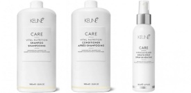 Keune Care Pachet Promo: Sampon hidratant + Balsam hidratant + Spray cu cheratina