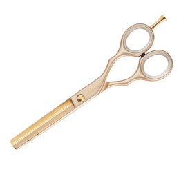 Kiepe Foarfeca profesionala de filat dreapta 38 dinti 5.5 inch Gold