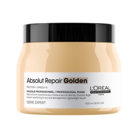 L'Oreal Professionnel Masca de reparare pentru par fin-mediu Absolut Repair Golden 500ml