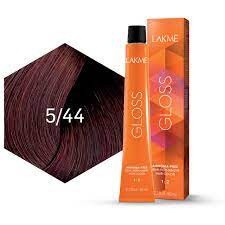 Lakme Vopsea de par demipermanenta 5/44 castaniu mahon cupru Gloss 60ml