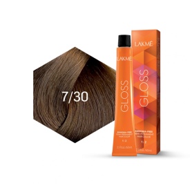 Lakme Vopsea de par demipermanenta 7/30 blond auriu Gloss 60ml