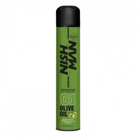 NishMan Spray pentru stralucire si volum Olive Oil 01 400ml